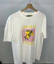 T-SHIRT AMALFI COAST LEMONS ΛΕΥΚΟ