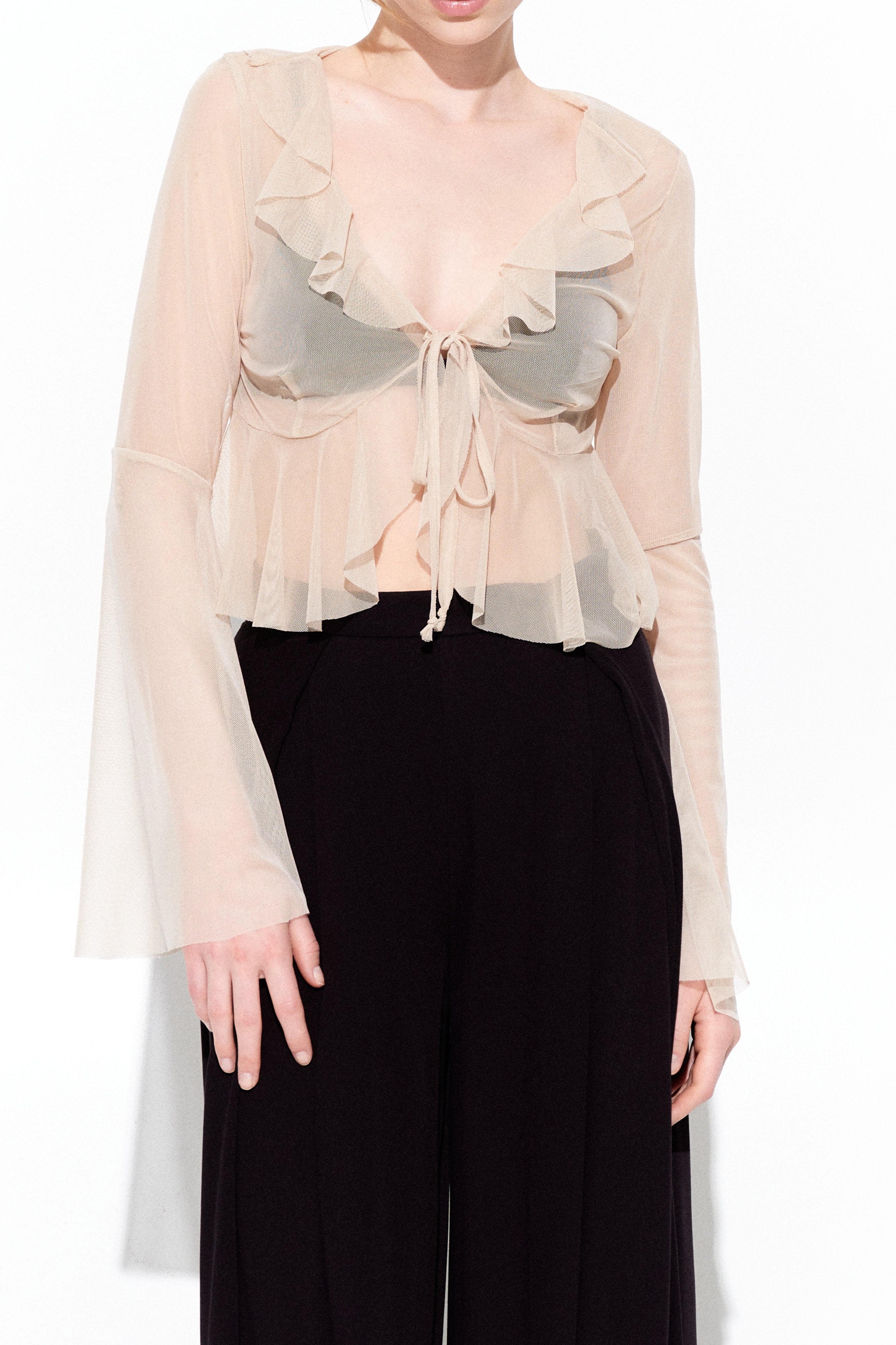 Serena Tulle Top